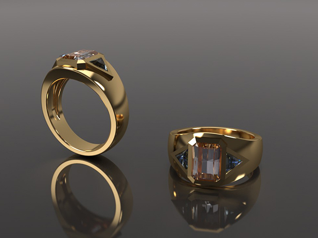 Diamant-Saphir-Ring Juwelier Gralow